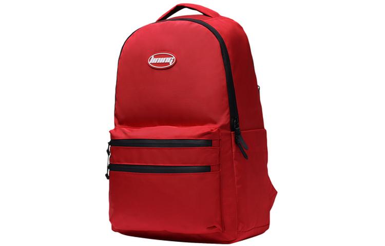 Li Ning Polyester Backpack Regular Unisex Red ABSQ550-2