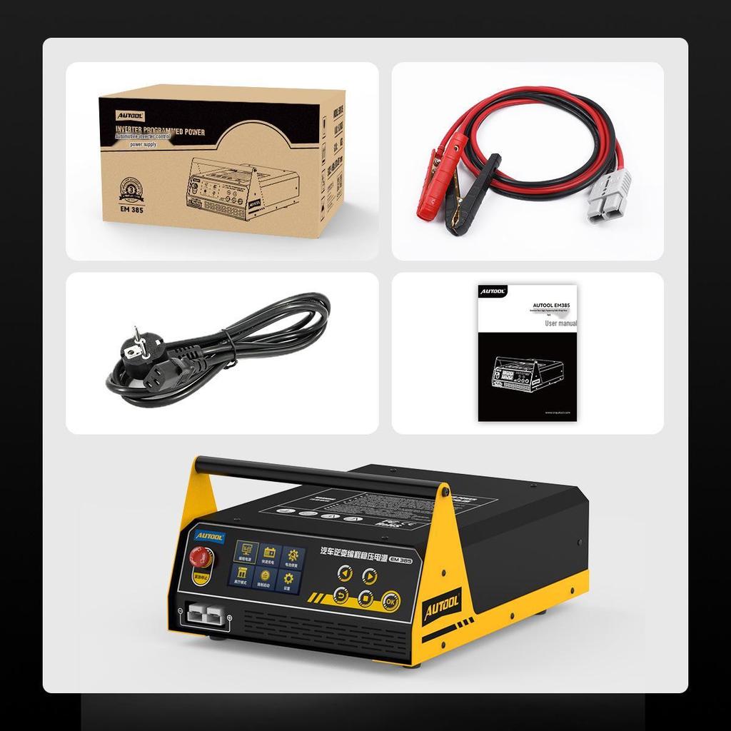 AUTOOL EM385 Car Voltage Stabilizer & Smart Battery Charger
