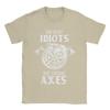 T Shirt Men's Pure Cotton Humorous T-Shirts Norse Helm of Awe Tee Shirt Clothing Gift