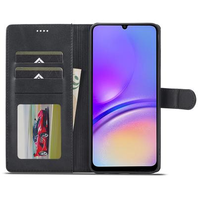 LC.IMEEKE For Samsung Galaxy A06 4G Case Calf Texture PU Leather Stand Wallet Phone Cover