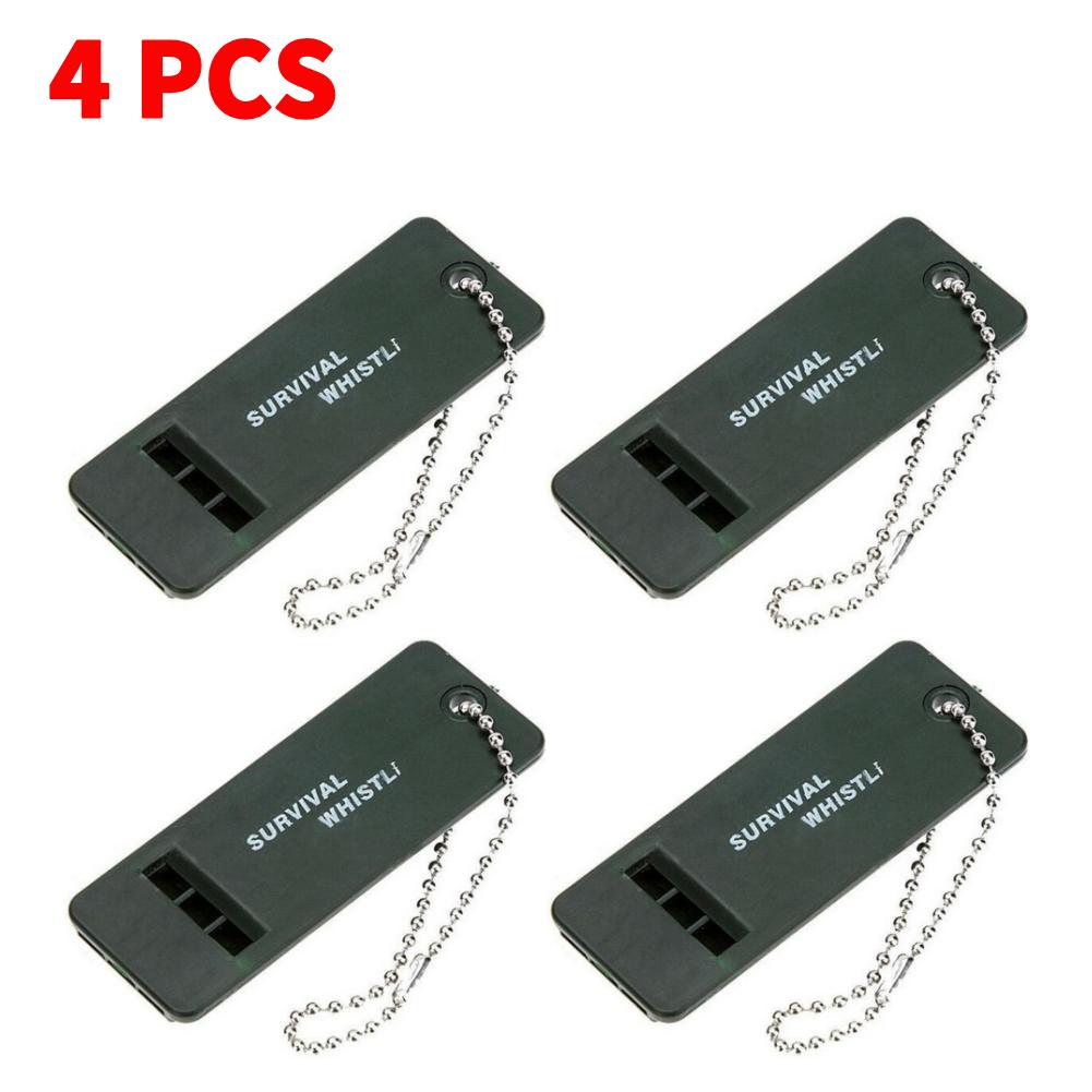20-1PCS 3-Frequency Whistle Survival Whistle High Decibel Rescue Signaling First Aid Tool for Hiking Camping Mountaineering