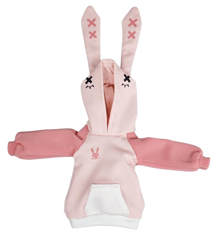 ALPHAMAX Party Animal Girl Roomwear Bunny Hoodie 15-18cm Plastic ModelDoll Outfit (Finished Product) AX-0349