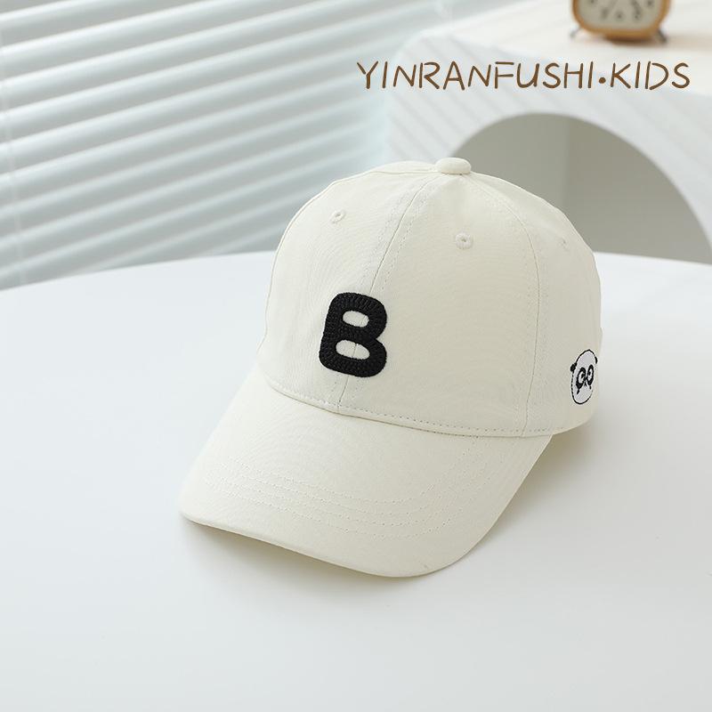 Children's Hats In Spring and Autumn Thin Baby Girl Medium and Big Children's Sun Hat Kindergarten Baseball Summer Baseball Cap