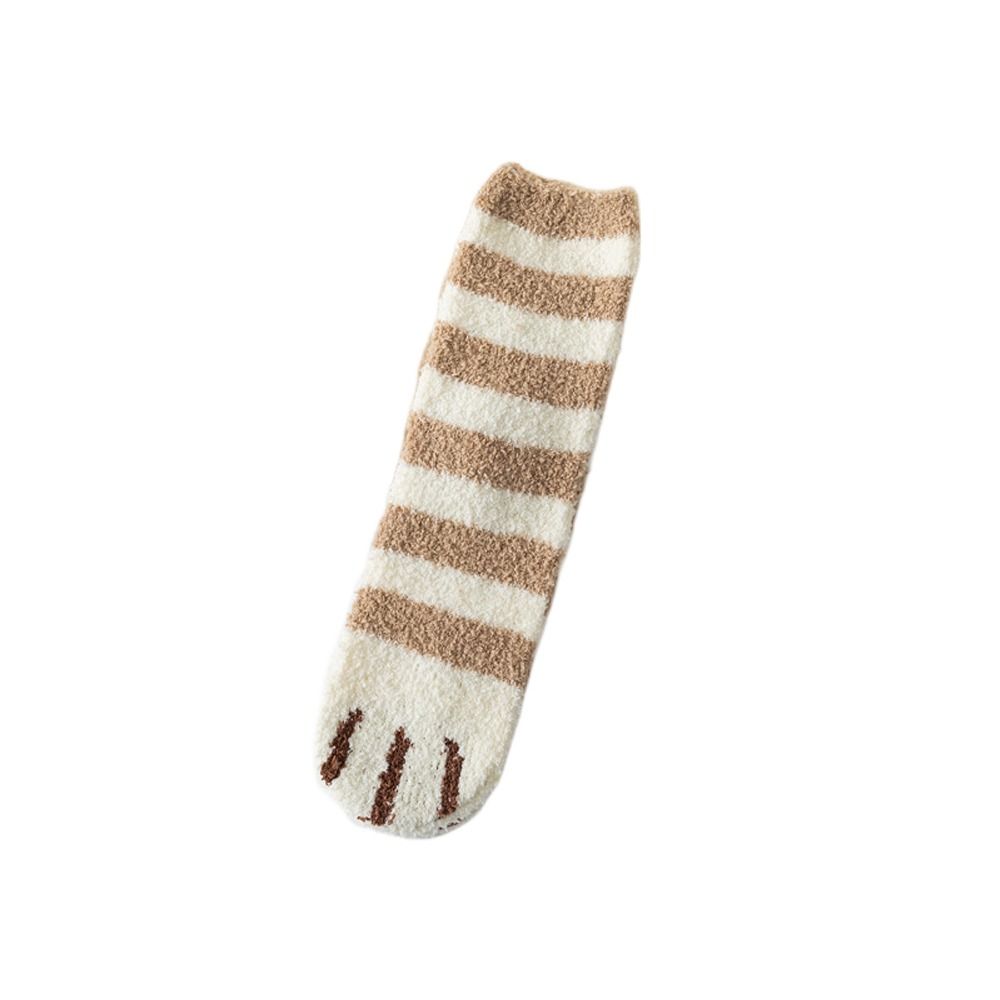 Girl Gifts Elastic Coral Fleece Women Socks Korean Style Socks Mid Tube Socks Apparel Accessories