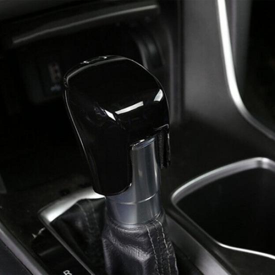 ABS Bright Black Gear Shift Knob Molding Cover Trim For Honda Accord -2024