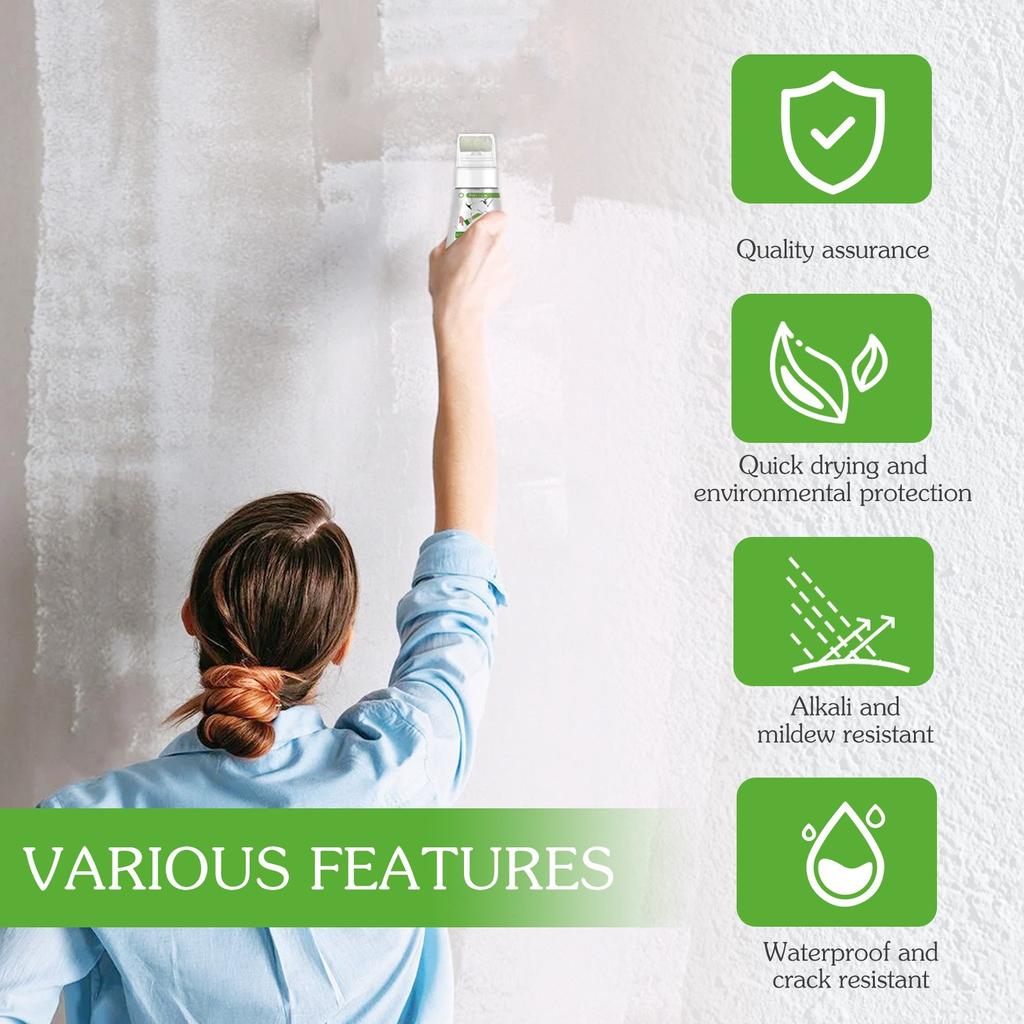 100g White Wall Small Roller Brush Paint Interior Wall Household Wall Environmental  Paint