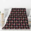 Custom 3D Printed Jul French Rapper Blankets Breathable Soft Flannel Summer Throw Blanket for Sofa Outdoor Bedding