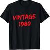 Vintage 1980 Horror Movie Style Graphic T-Shirt