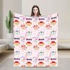Duffy Bear & Friends ShellieMay Blanket Cartoon StellaLou Gelatoni Flannel Funny Warm Throw Blanket for Home Winter