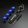 Car Valve Caps Wheel Tires Air Tyre Stem Protective Cover And Car Keychain For BMW M Emblem E46 E36 E34 F10 E90 F30 E53 E30 E87