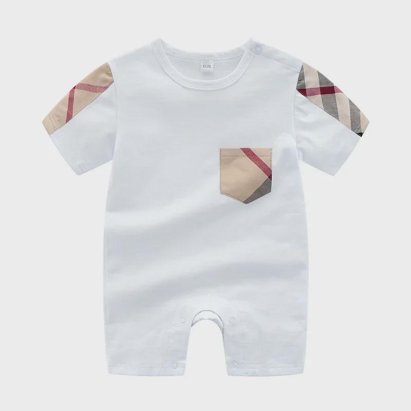 Unisex Baby Summer Romper - 3 Months, Short Sleeves, Lightweight, 100% Cotton