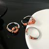 Cute Cartoon Tiger Animal Shape Ring Personality High Sense Ring Niche Design Cold Wind Index Finger Ring Female