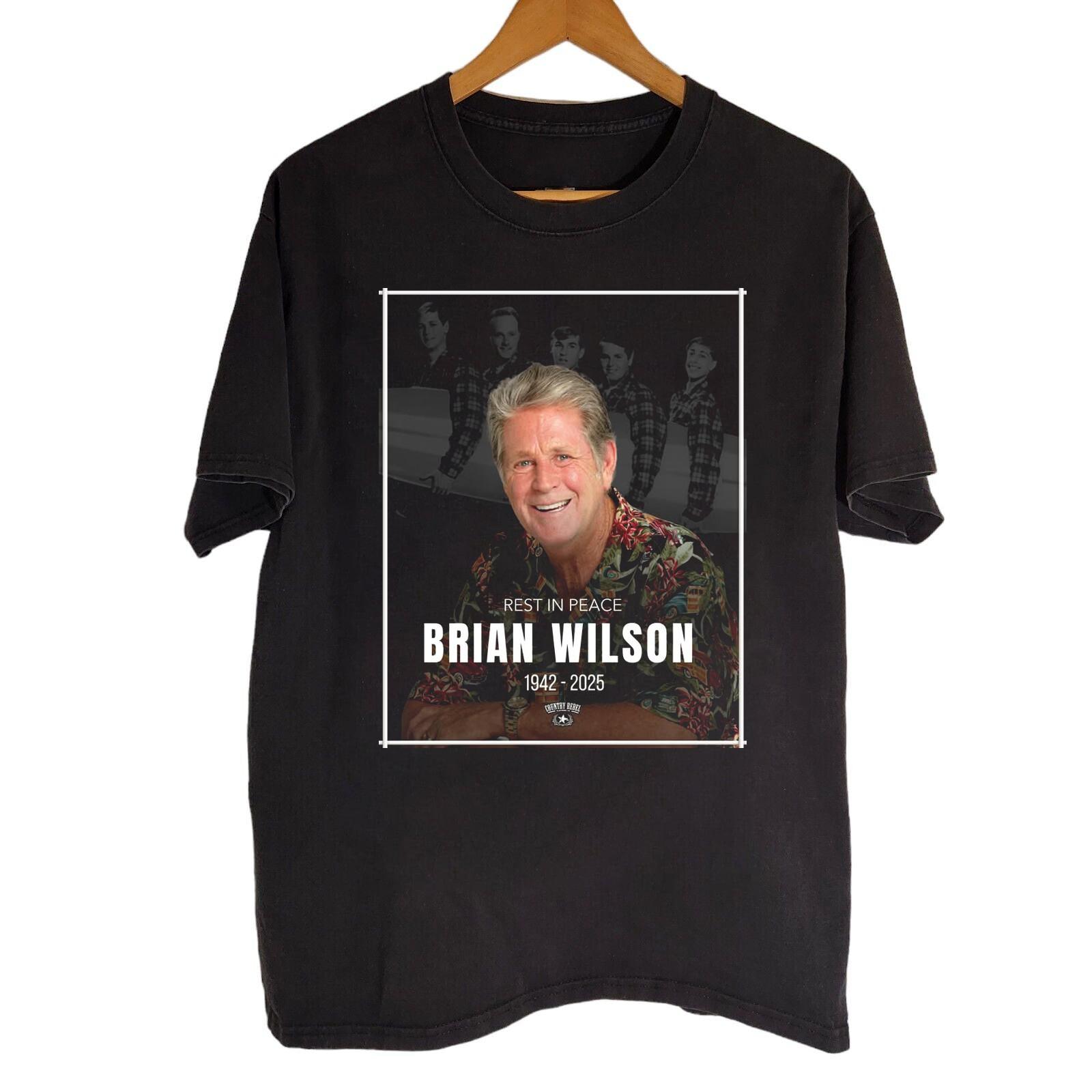 HOT Thank You For Memories Brian Wilson 1942-2025 T-shirt All size HRL358 XL