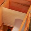 Two-Story Rabbit Cage, Outdoor Rabbit Hutch with Fir Wood Rabbit House, 90x45x80 cm