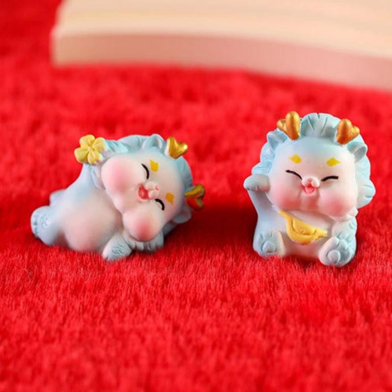 New Year's Hand Mascot Unique Design Home Decorations Dragon O Doll Cute And Cute Small Ornaments And Miniature Models Zodiac
