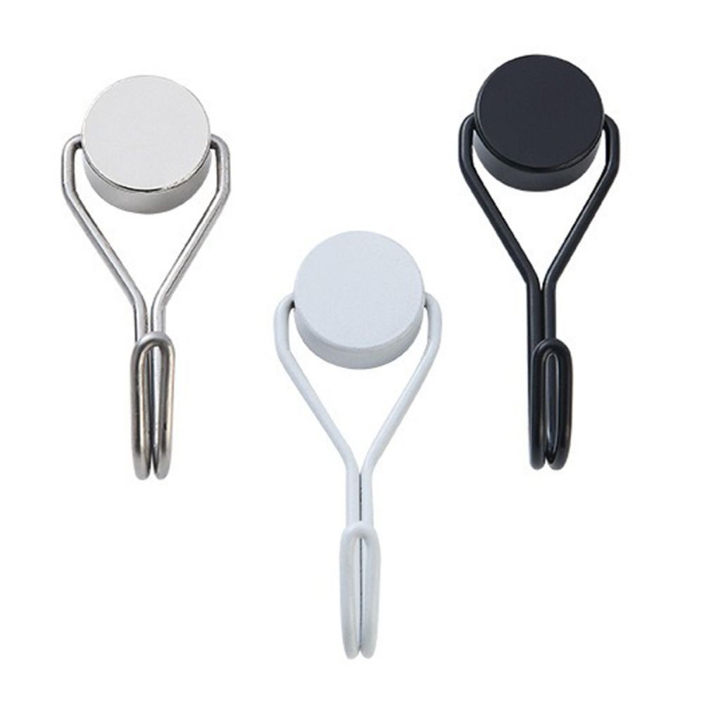 4 PCS Heavy-Duty Multipurpose Hanging Hook Wall-mounted Magnet Hook Hanger Magnetic Hooks  Bathroom
