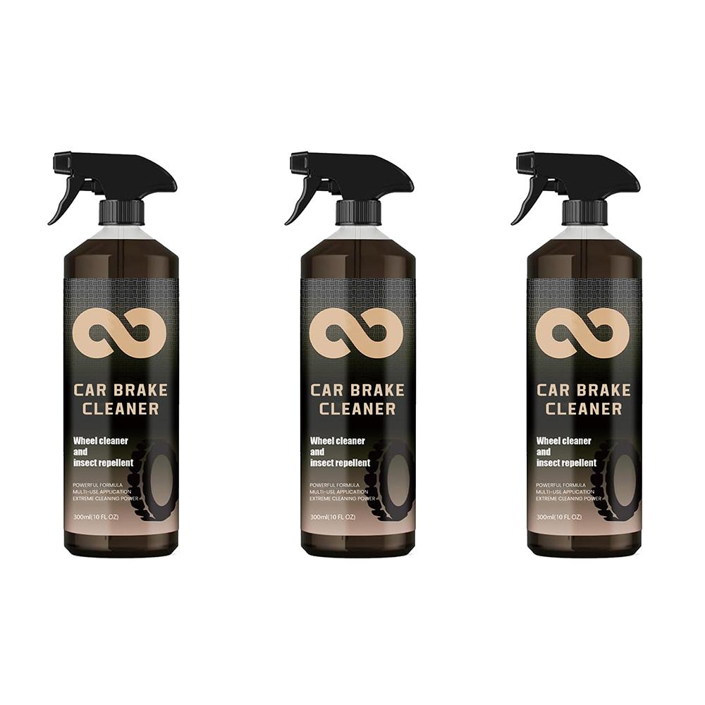 300ml Car Brake Cleaner Iron Remover Rapid Derusting Prevent Corrosion Auto Rim Metal Reduces Brake Noises Polishing Cleaning