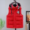 Mens Thickened Warm Casual Sleeveless Cotton Padded Vest Winter Autumn Fashion Outerwear