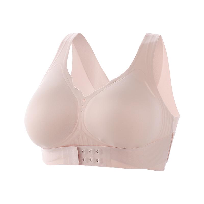Women's Posture Correcting Seamless Bra with Front Buckle - Lifts, Shapes & Supports for Beautiful Back and Anti-Sagging.