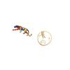 Crystal Ball Statue Sculpture Animal Craft Figurine Walking Ornament for Decoration Bookshelf Indoor
