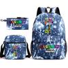 Rhythm box cartoon animation primary school schoolbag sprunki fourth grade lightweight burden reduction large capacity backpack bag