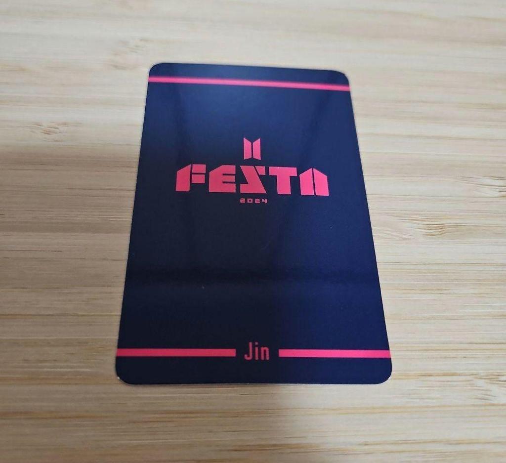 [USED] BTS Festa 2024 Army Zone Trading Card JIN