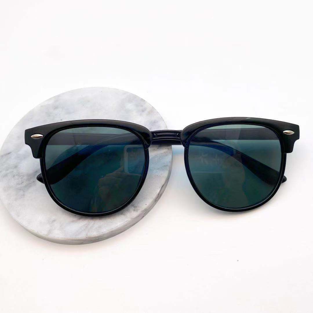 

Tempered Glass Sunglasses Men S Sunglasses Wear-Resistant Blackout Rice Nails Fashion Flat Glasses Welding Protective Glasses