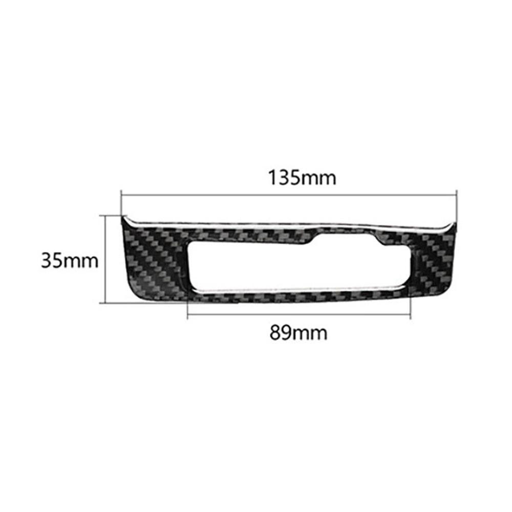 Car Carbon Fiber Sticker Gear Shift Display Panel Frame Trim For  A3 8V 2014-2019 Auto Accessories Interior Decoration LHD