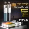 Compact Rechargeable Flashlight: Super Bright, Long-Range, Multi-functional for Outdoor and Household Use