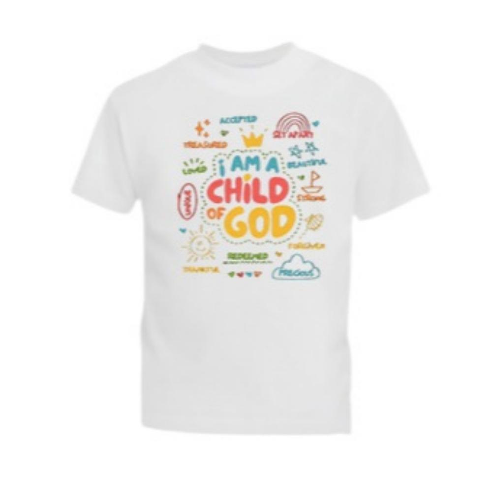 T-shirt God's Son Printed Girl Cute T-shirt, Casual Short Sleeve Comfortable Summer T-shirt