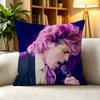 LLuis Miguel Vintage Latin Bolero Concert Music  Pillow Case Square DoubleSided Sofa Cushion Cover Bedroom Bedside Pillow