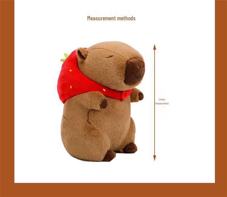 Capybara Plush Backpack: Ugly-Cute Turtle Card Doll Cushion