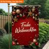 2D Flat, 2D Flat Printing Garden Flag 1pc, Holiday Festive Decoration Durable Single-Sided Print Yard Flag, Garden & Home Holiday Decoration, 29.97x44