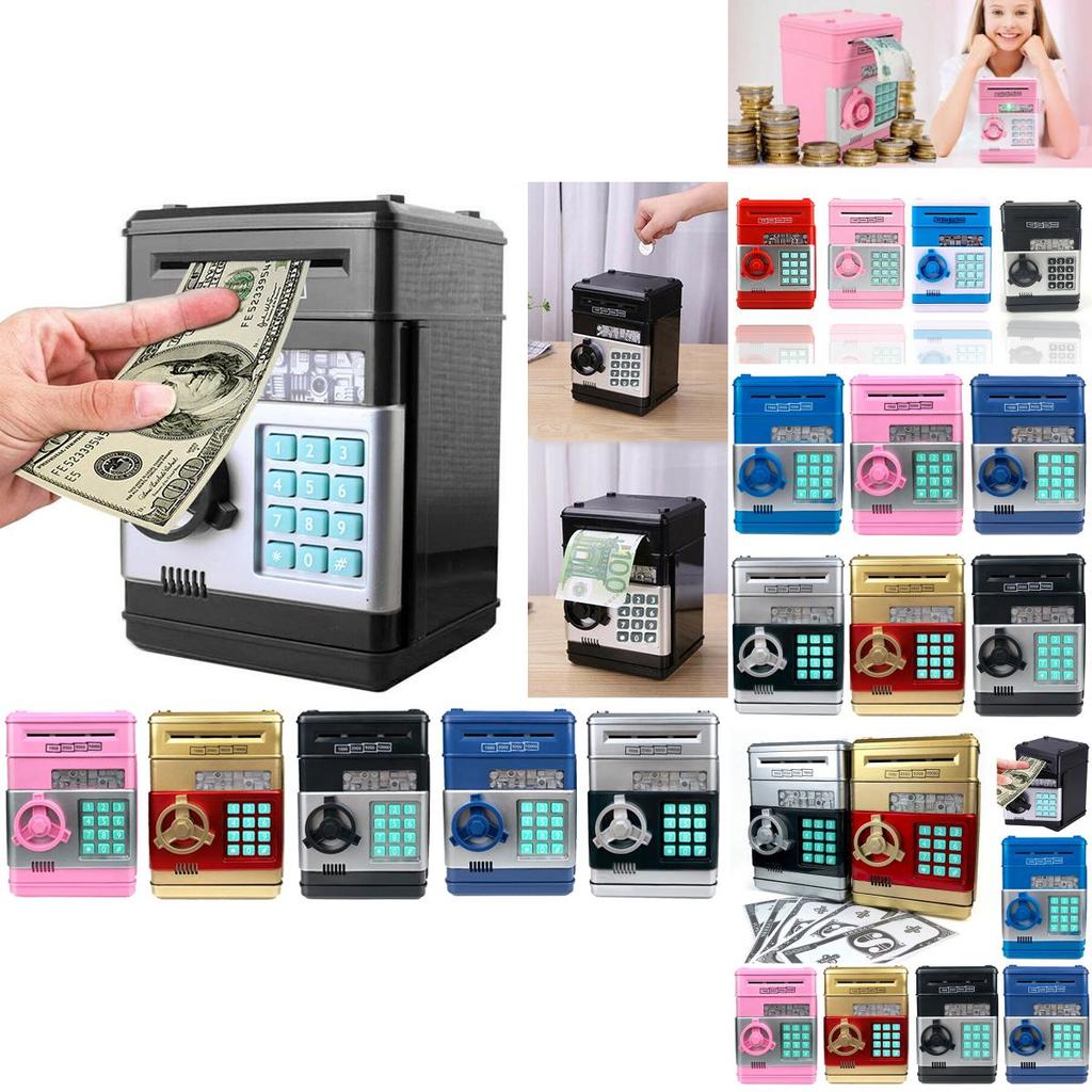 And Secure Automatic Atm Piggy Bank With Password And Sound For Kids**