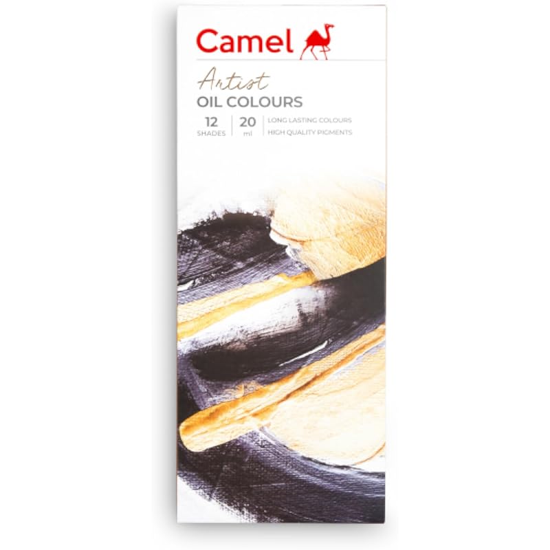 Camel Artists Oil Color Box-20Ml Tubes,12 Shades,Yellow