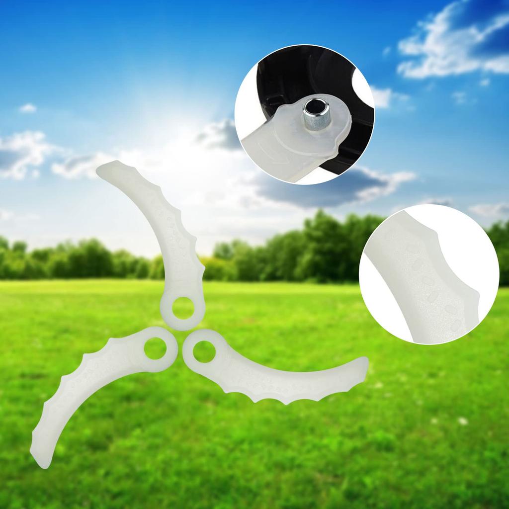 32Pcs Trimmer Plastic Blades for Makita DUR184L/DUR189/DUR190L/DUR190L/DUR191L Replacement Parts