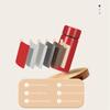 Sport Travel Mini Tumbler 160ml Stainless Steel Thermos Cup Portable Milk Coffee Water Bottle Solid Color Leakproof Hot Cold