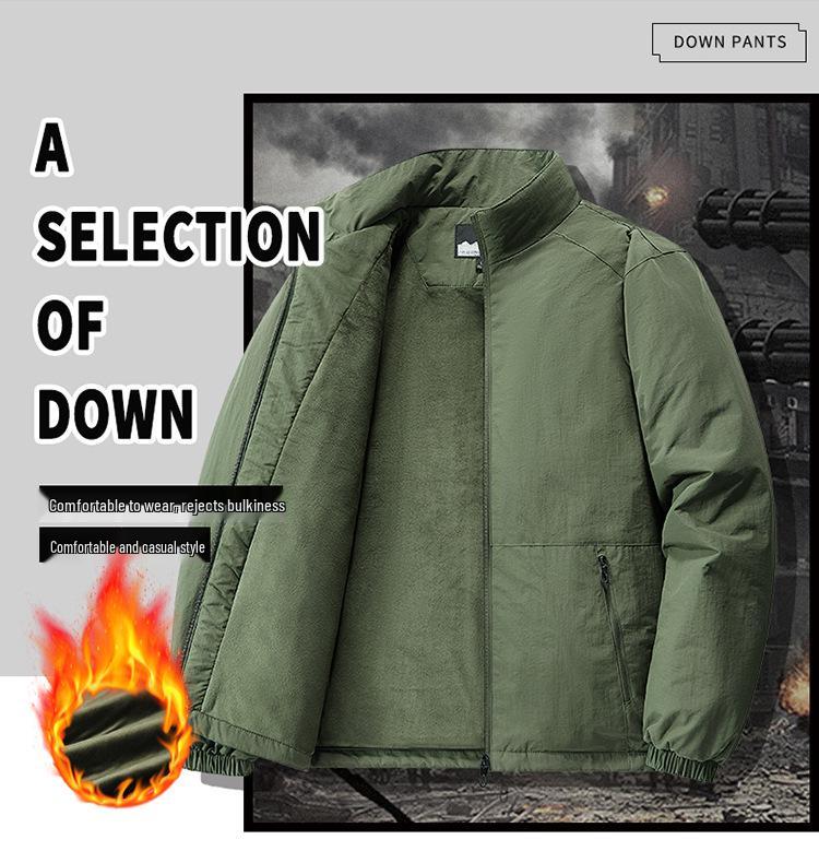 2026 Cross Douyin Plus Velvet Men's Jacket: Outdoor Sports Casual Korean Style for Middle-Aged - New Explosive Style