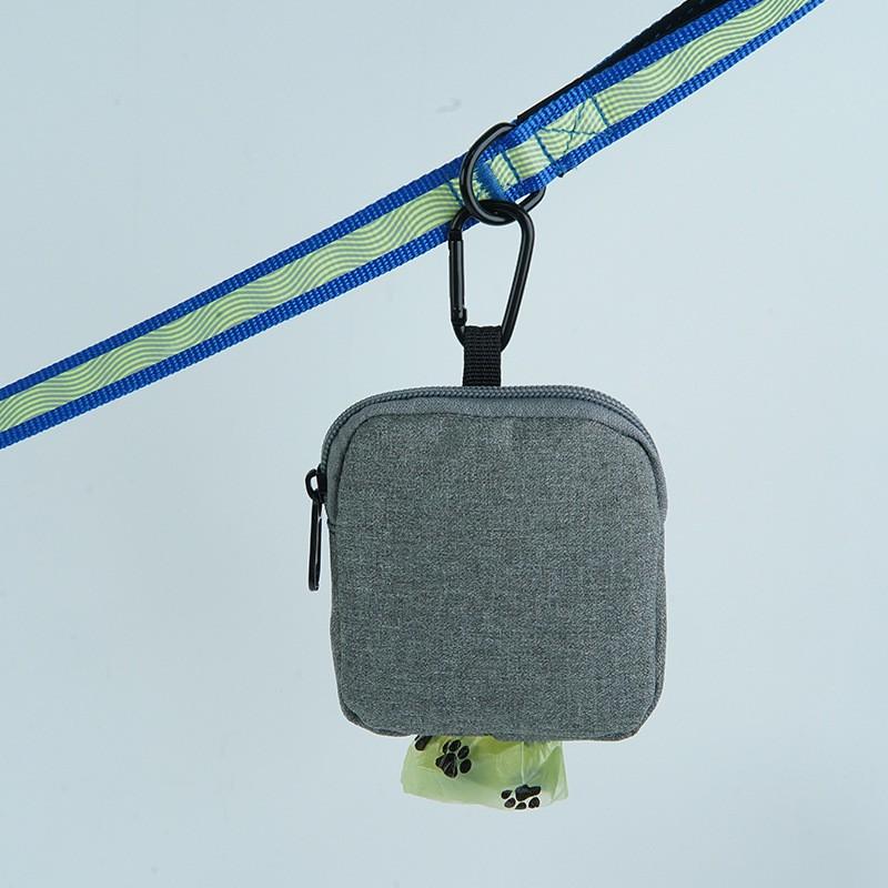 Pet Training Waist Bag With Poop Holder Oxford Fabric Multi-Compartment Snack Pouch Dog Walking