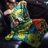 1Pc Toy Story Alien Invasion Blanket Soft Throw Blanket For Home Bedroom Bed Sofa Travel Office Solid Christmas Blanket
