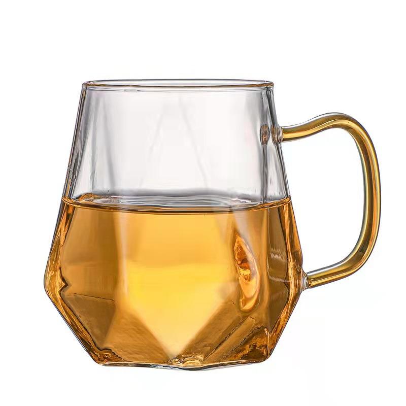 Colorful Diamond Texture Glass Teapot Set Hot Cold Water Kettle Water Jug Transparent Coffee Pot Home Water Carafe Glass Pitcher