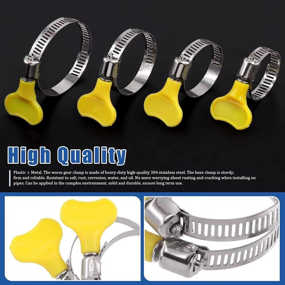 10 Pcs Sealing Water Pipe Faucet Fasteners Powerful Fastener Hose Clamp  Exhaust Hose