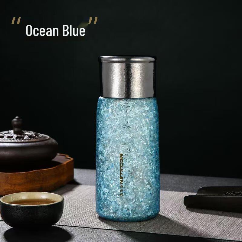 MCCULLEN Pure Titanium Magnetic Tea Infuser Insulated Mug