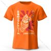 Japanese Foodie Print T-Shirt, Soft & Breathable Round Neck Short Sleeve Tee, Unisex Cute & Cultural Style