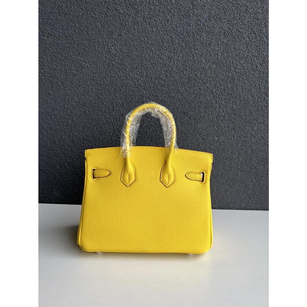 Gold Buckle Classic Fashionable Women's First-layer Cowhide Lychee Leather Handbag