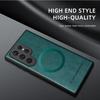 Luxury Magsafe Magnetic Phone Case for Samsung Galaxy S24 S25 Ultra S23 FE S22 S21 S20 Plus Note 20 10 + Leather Silicone Cover