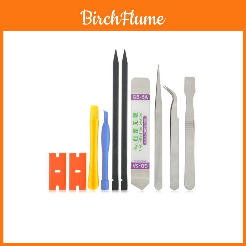 Mobile 10 In1 Repair Opening Tools Pry Screwdriver Kit Set For Cell Phone Iphone