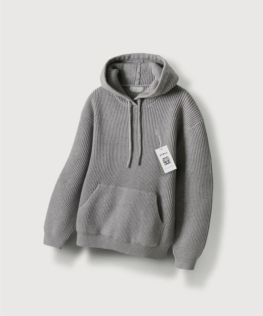 MOOD INSIDE Washable Niju Hooded Knit_4 Colors