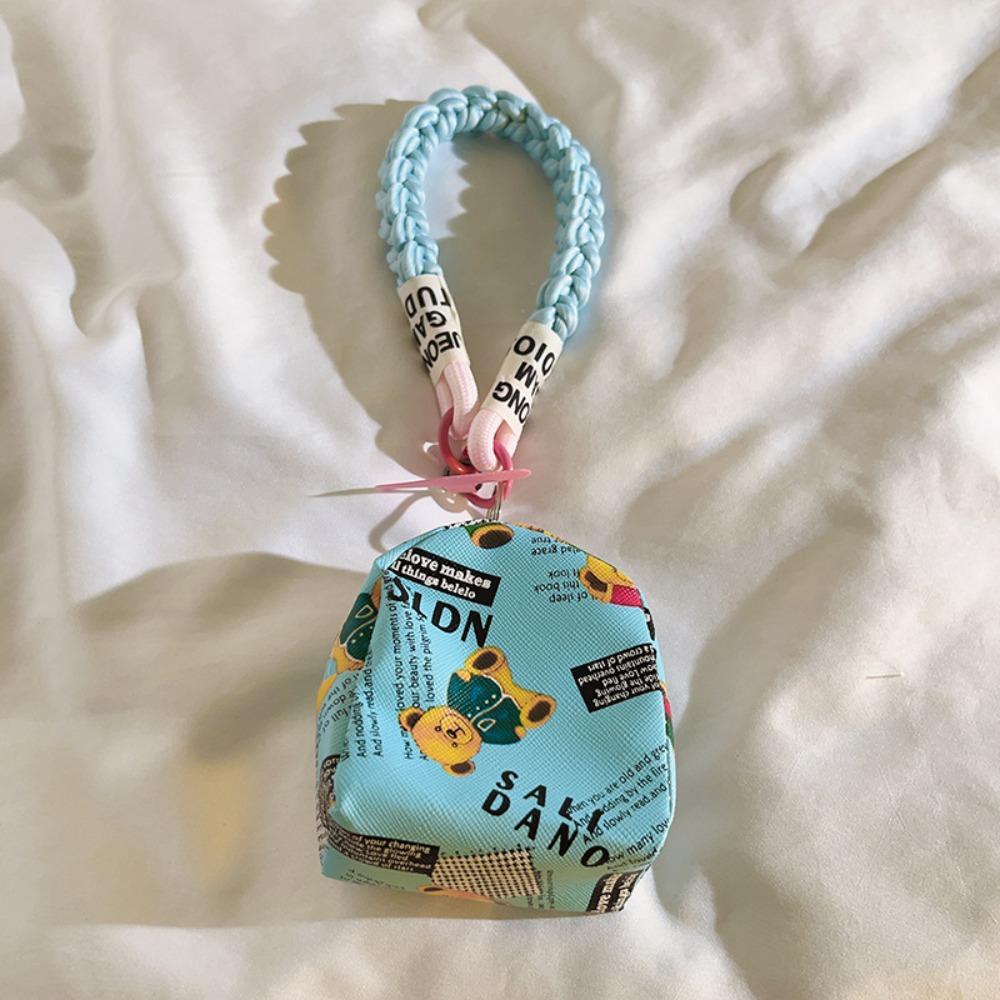 

Многофункциональный кошелек в виде бурого медведя, мини-сумка, мультяшная сумка на запястье, ремешок для телефона с сумкой, браслет для телефона Style9