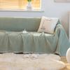 Chenille Sofa Cover Cloth, All-season Universal Solid Color Full Cover Sofa Towel, Cream Style, High-end Feeling, One Piece Sofa Blanket